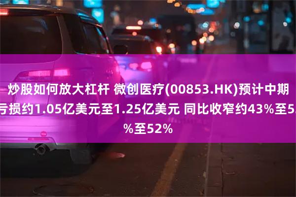 炒股如何放大杠杆 微创医疗(00853.HK)预计中期净亏损约1.05亿美元至1.25亿美元 同比收窄约43%至52%