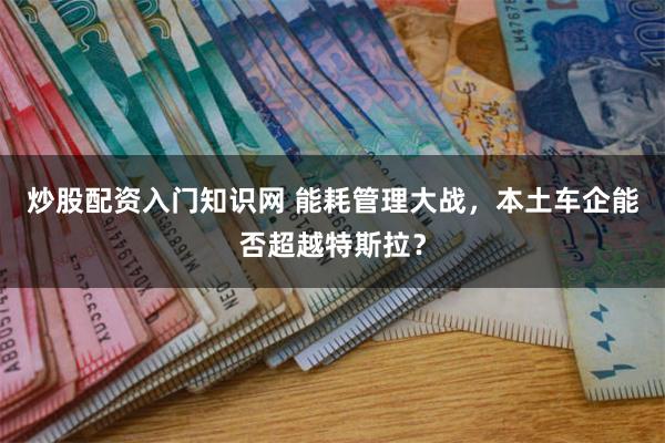 炒股配资入门知识网 能耗管理大战，本土车企能否超越特斯拉？